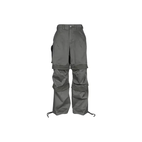 FARFROMWHAT Cargo Pants Men's Charcoal Gray