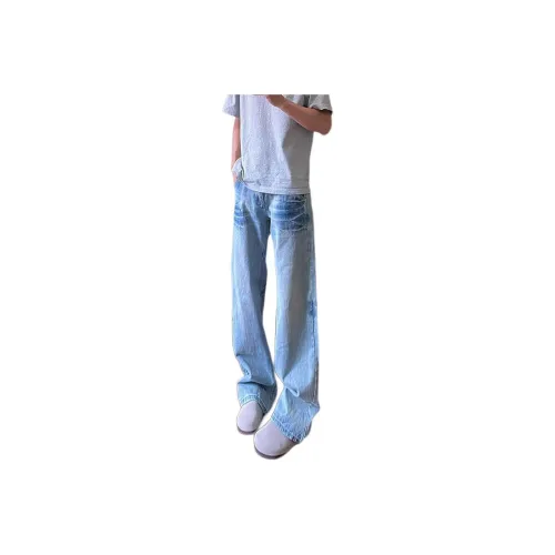 Jil Sander White Sweaters Blue