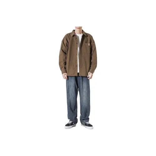 DUATOGE Jeans Men's Vintage Blue 