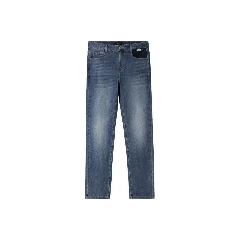 HLA Jeans Men Blue Gray Denim Gradient Medium 39-0