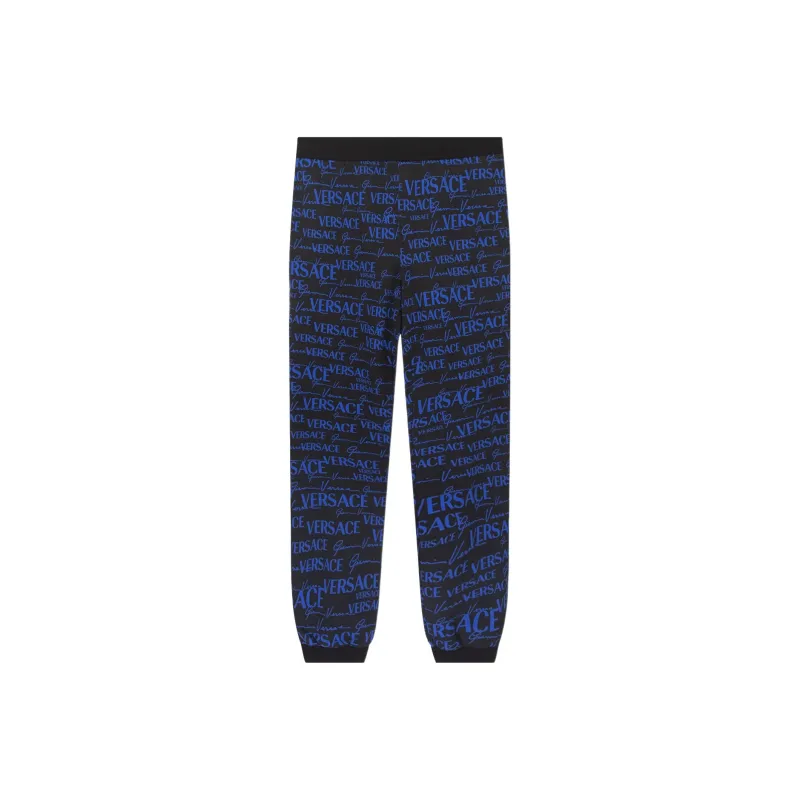 VERSACE Knitted Sweatpants Men's Multicolor-0
