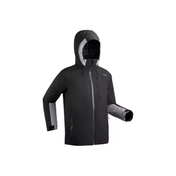 DECATHLON WEDZE 500 Down Jacket Men's Black/Medium Gray
