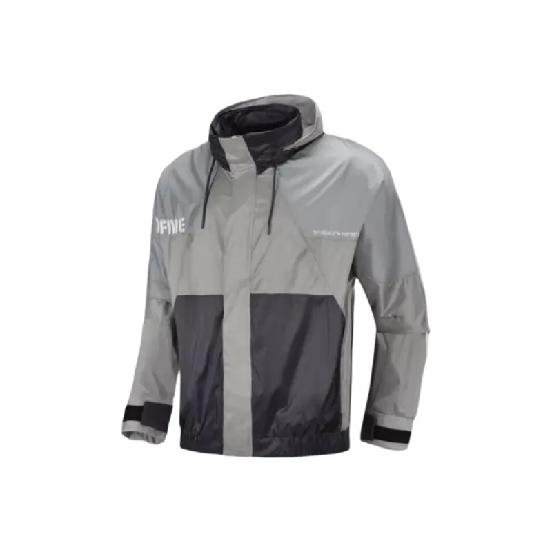 LINING Badfive Trench Coats Men Gray-0