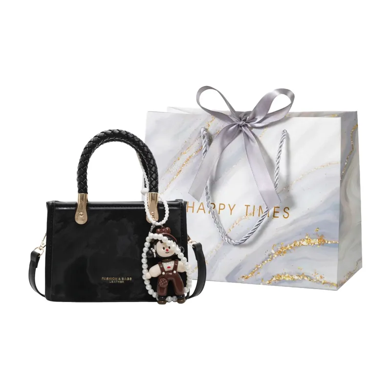 Miss Angel PU Handbag Women's Pink/Silver/Pink-4