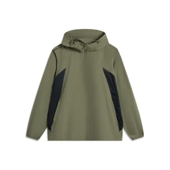 LiNing CF Tracing Outdoor Collection Sun Protection Clothing Trench Coat Men's Tea Green