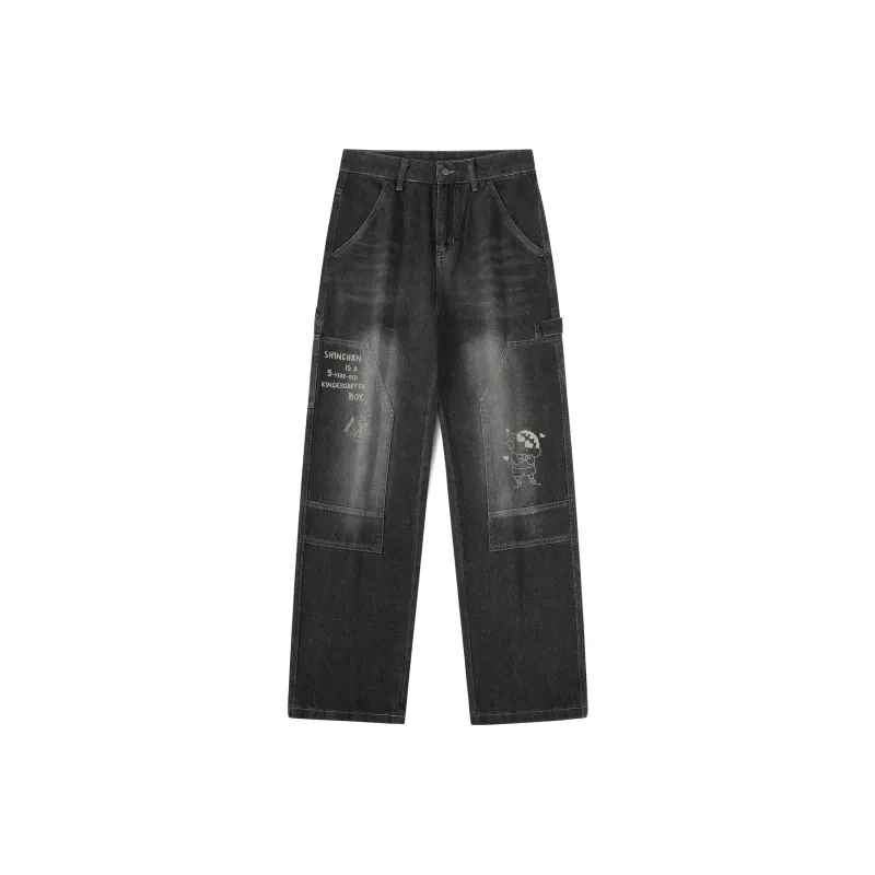 Crayon Shinchan Jeans Unisex-5