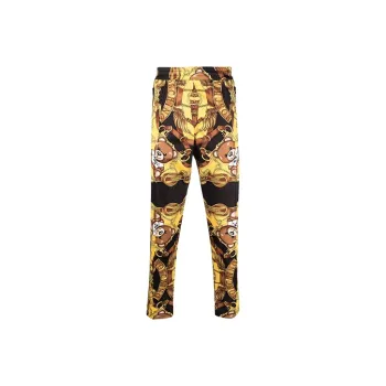MOSCHINO Casual Pants Men Yellow Black