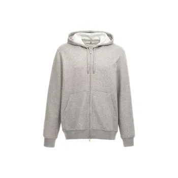 Brunello Cucinelli Zip Up Drawstring Hoodie