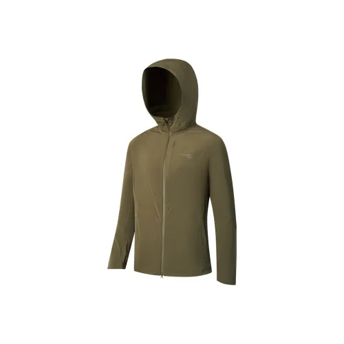 Saucony Jackets Coats Men's Dried Yellow Olive Green