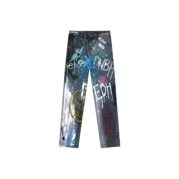 DNBH Jeans Unisex Mixed Flowers