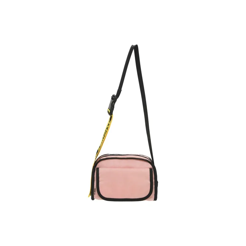 Yalu Nylon Shoulder Bag, Crossbody Bag Unisex Black/Pink/Ginger Yellow/Dark Blue-6