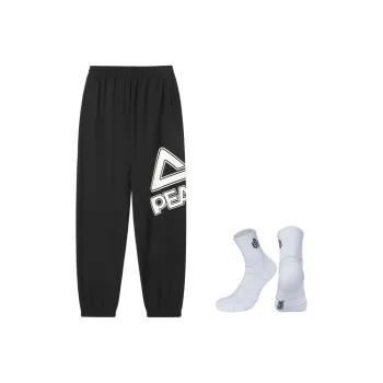 PEAK Knitted Sports Pants Unisex Black
