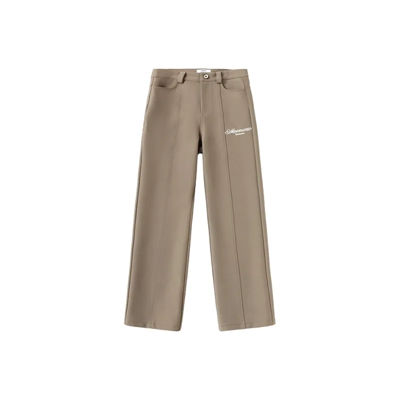 Moonwav X SENCE LA Casual Pants Unisex Gray Brown-0