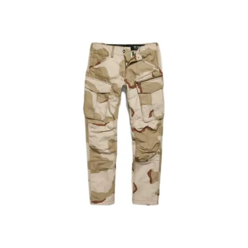 G STAR RAW Cargo Pants Men's Deep Brick Desert Camouflage