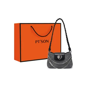 PT'SON PU Underarm Crossbody Bag, Shoulder Bag Regular Women's Gray