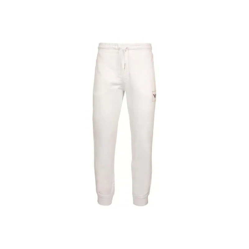 EMPORIO ARMANI Knitted Sweatpants Men White-0