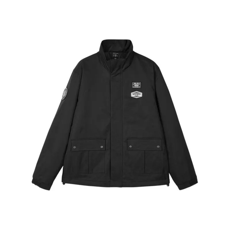 Skechers Colorful Jackets & Coats Men's Carbon Black-0