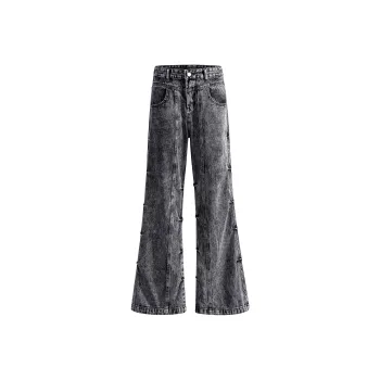 Ghost Mask Jeans Unisex Black Gray