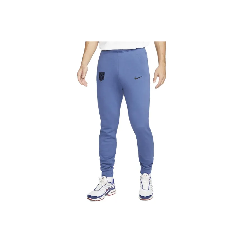 Nike USA Soccer Team Olympic Series Knitted Sports Pants Men's Blue-0