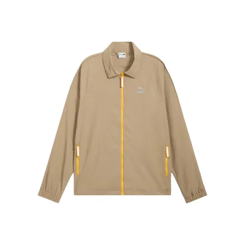 PUMA NYCT7 Track Long Run WindCELL Jackets Coats Men Oak Branch
