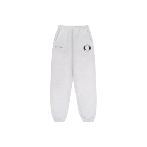 SPORTY & RICH Elasticated waist Track Pants