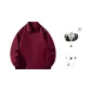 Burgundy (Comes with Trendy Necklace+Crossbody Bag)