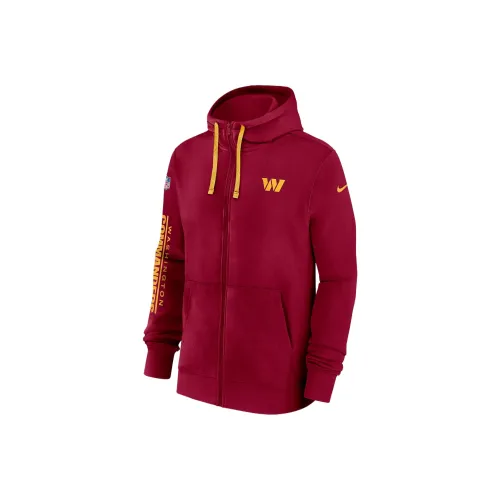 Nike Washington Commanders Sideline Team Issue Club Men's Nike Full Zip Hoodie