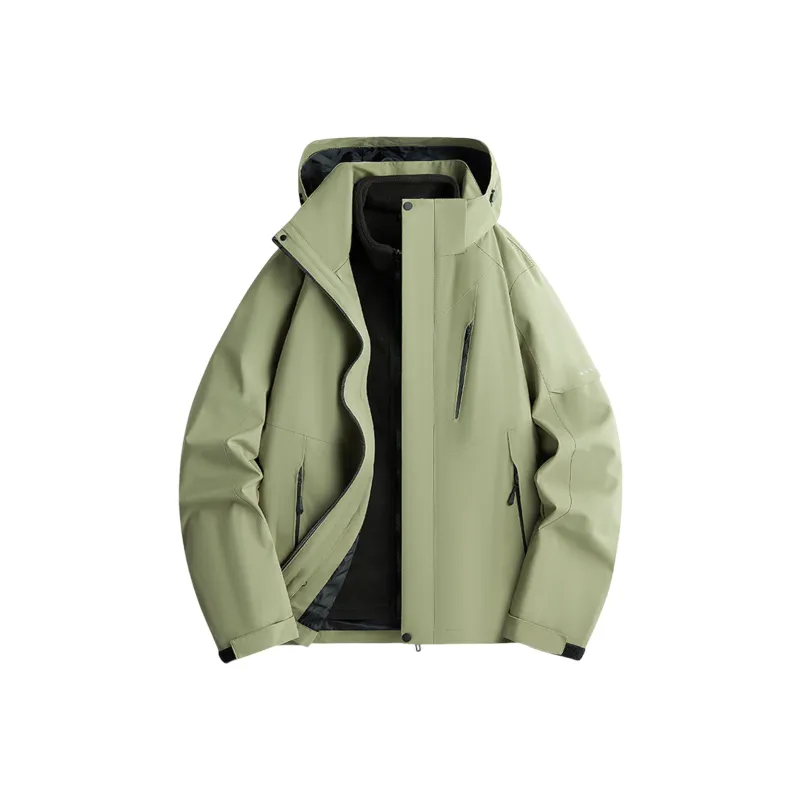 Mulinsen Jackets Coats Unisex Ivory White-Fruit Green-21