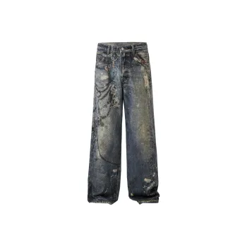 ZWWWZ Jeans Unisex Blue