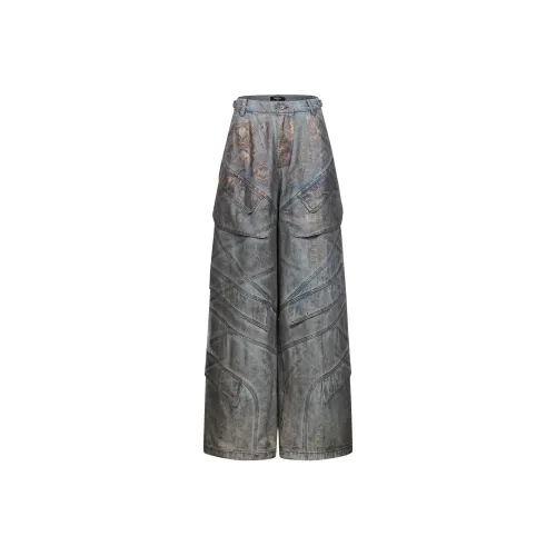 BLINDNOPLAN Jeans Unisex Gold Blue Burnished