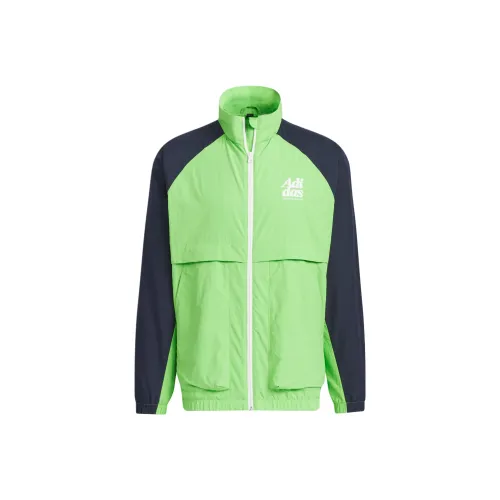 Adidas Small Logo Jacket Jackets Coats Men's Acid Green