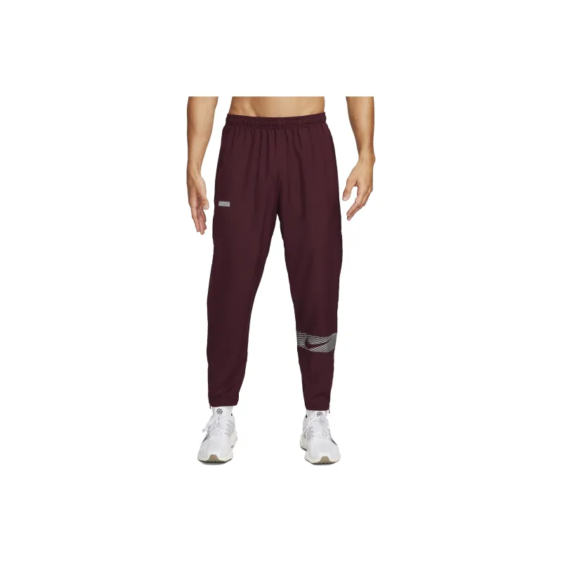 Nike Knitted Sweatpants Men Burgundy-0