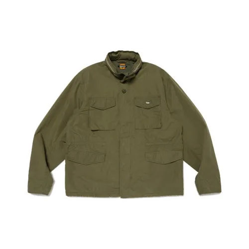 HUMAN MADE SS24 Jackets Coats Unisex Olive Green
