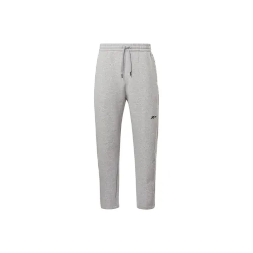 Reebok TRAINING SUPPLY DREAMBLEND COTTON Knitted Sports Pants Men's Gray