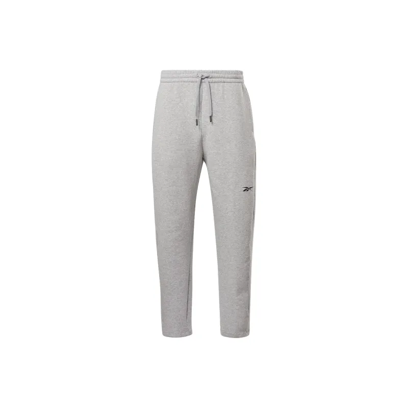Reebok TRAINING SUPPLY DREAMBLEND COTTON Knitted Sports Pants Men's Gray-0