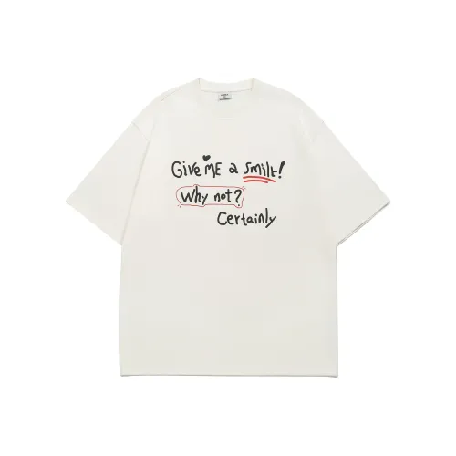 HEISU T Shirt Womens Cream Yellow