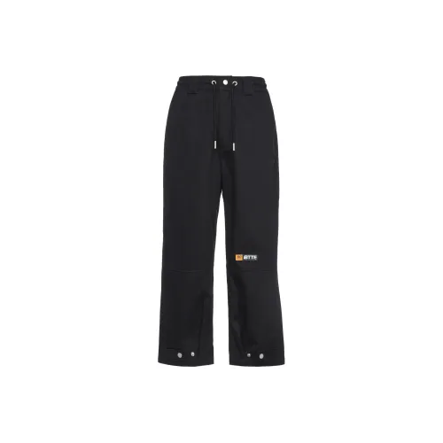 LiNing x HUANQIUYINGYE LIANMINGKUAN Sports Trend Series Casual Pants Men's Black