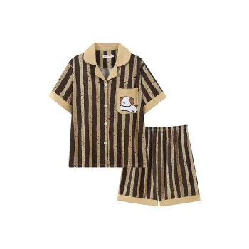 Maultiay Pajama Set Women's Brown