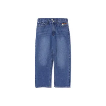 XLARGE Citibikeboyz Collaboration Jeans Unisex Blue