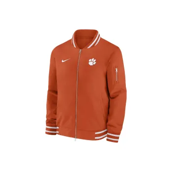Nike Clemson Tigers Sideline Men's Nike College Full-Zip Bomber Jacket