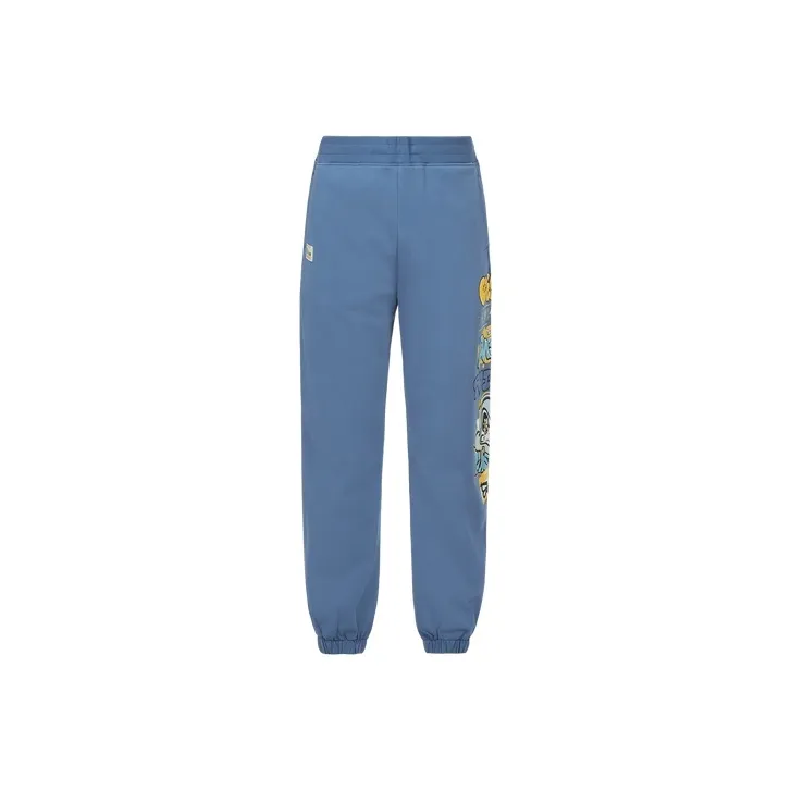 EVISU Knitted Sweatpants Men Dark Blue-0