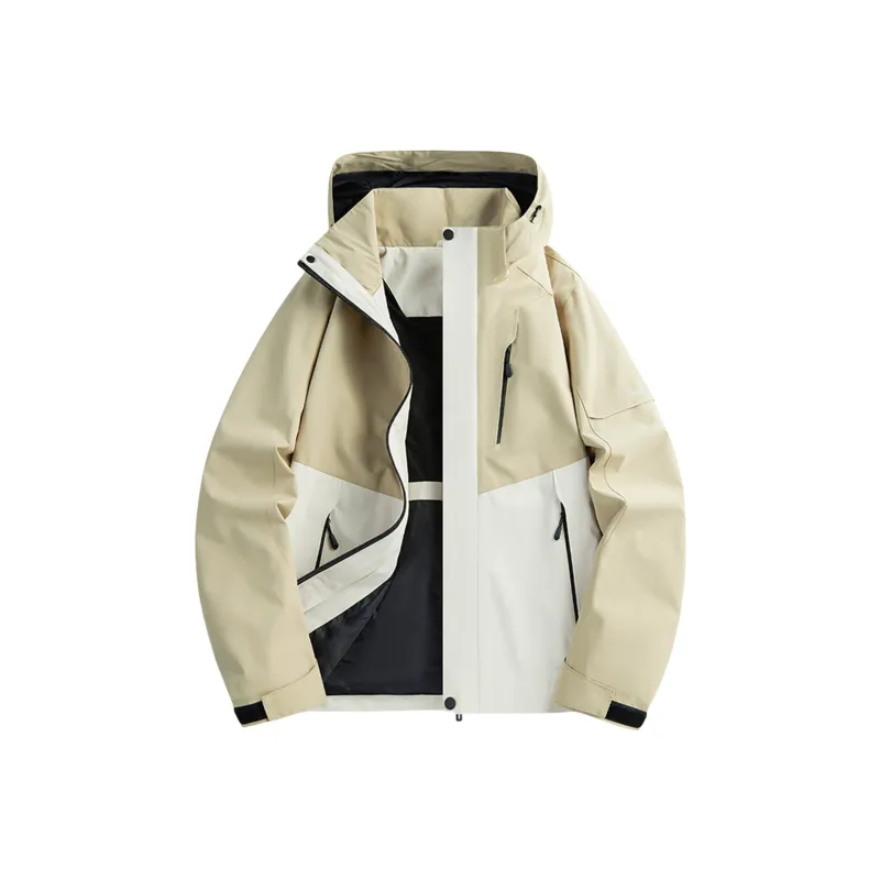 Mulinsen Jackets Coats Unisex Ivory White-Fruit Green-8