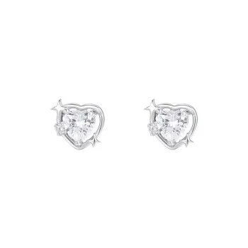 SHK Sterling Silver Stud Earrings Women's