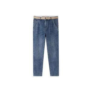 HLA Jeans Men Cooling Antibacterial Blue Gray Denim Gradient Medium 29