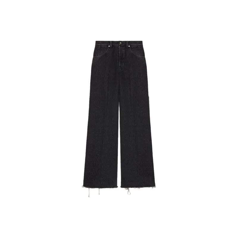 GUCCI Vintage Effect Denim Jeans-0