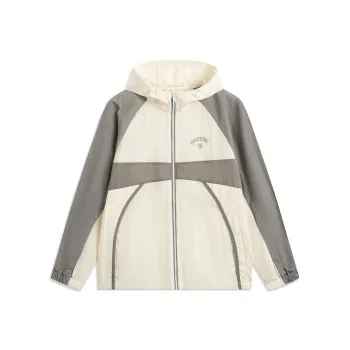 LiNing Basketball Collection Jackets Coats Men's Ivory/Iron Asphalt Gray