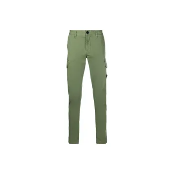 STONE ISLAND Casual Pants Men Army Green