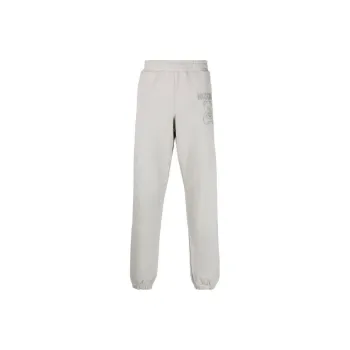MOSCHINO Knitted Sweatpants Men Gray