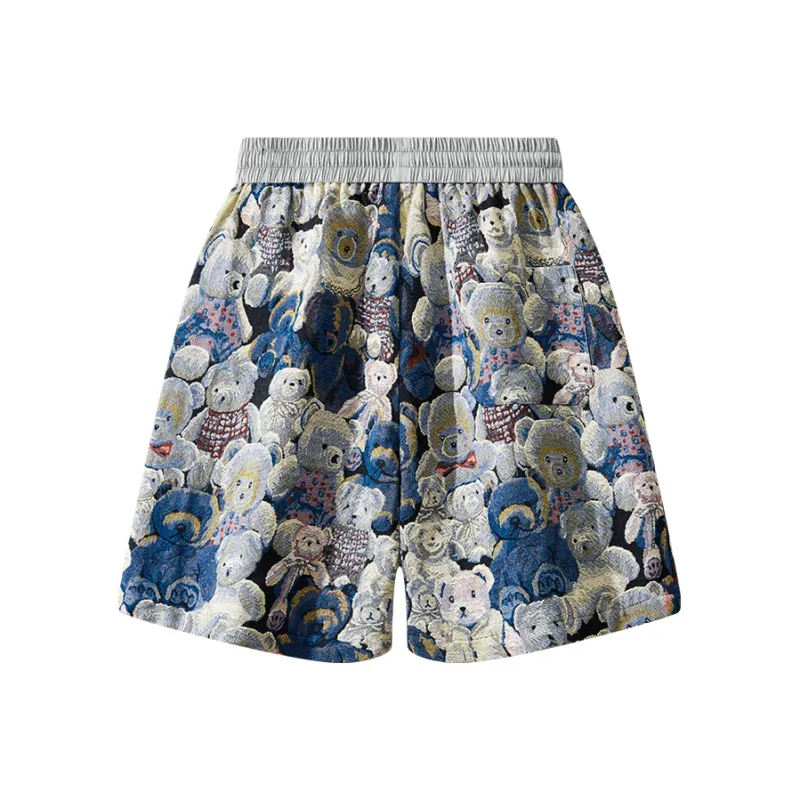 FASTFISH Casual Shorts Unisex Blue Bear-1
