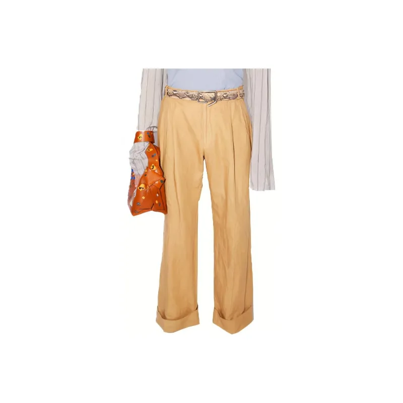 Acne Studios Casual Pants Men Almond Beige-0